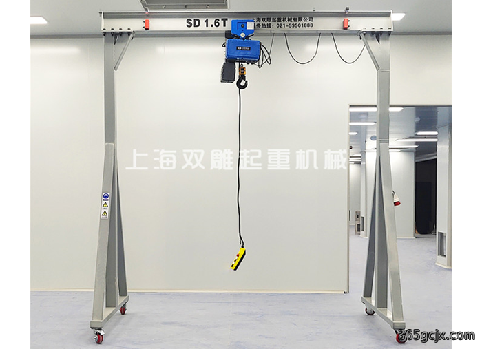 1.6吨移动式龙门架